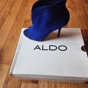 Aldo Women's Vibrant Blue Heeled Boots